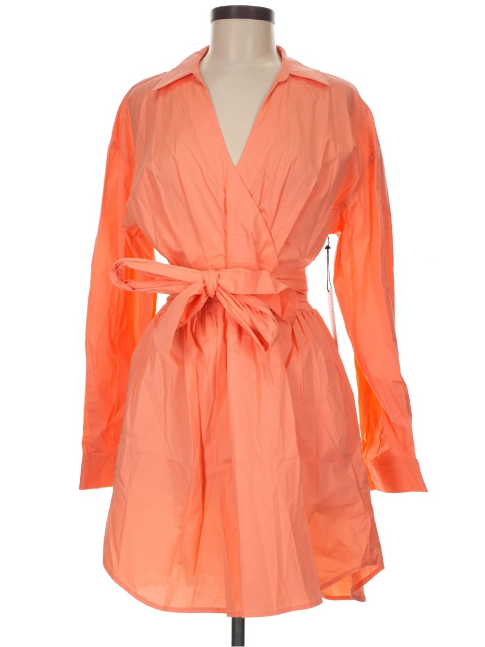 Bailey 44 Chanel Belted Wrap Dress in Coral